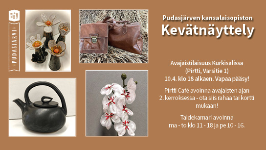 Kevätnäyttelyn mainos