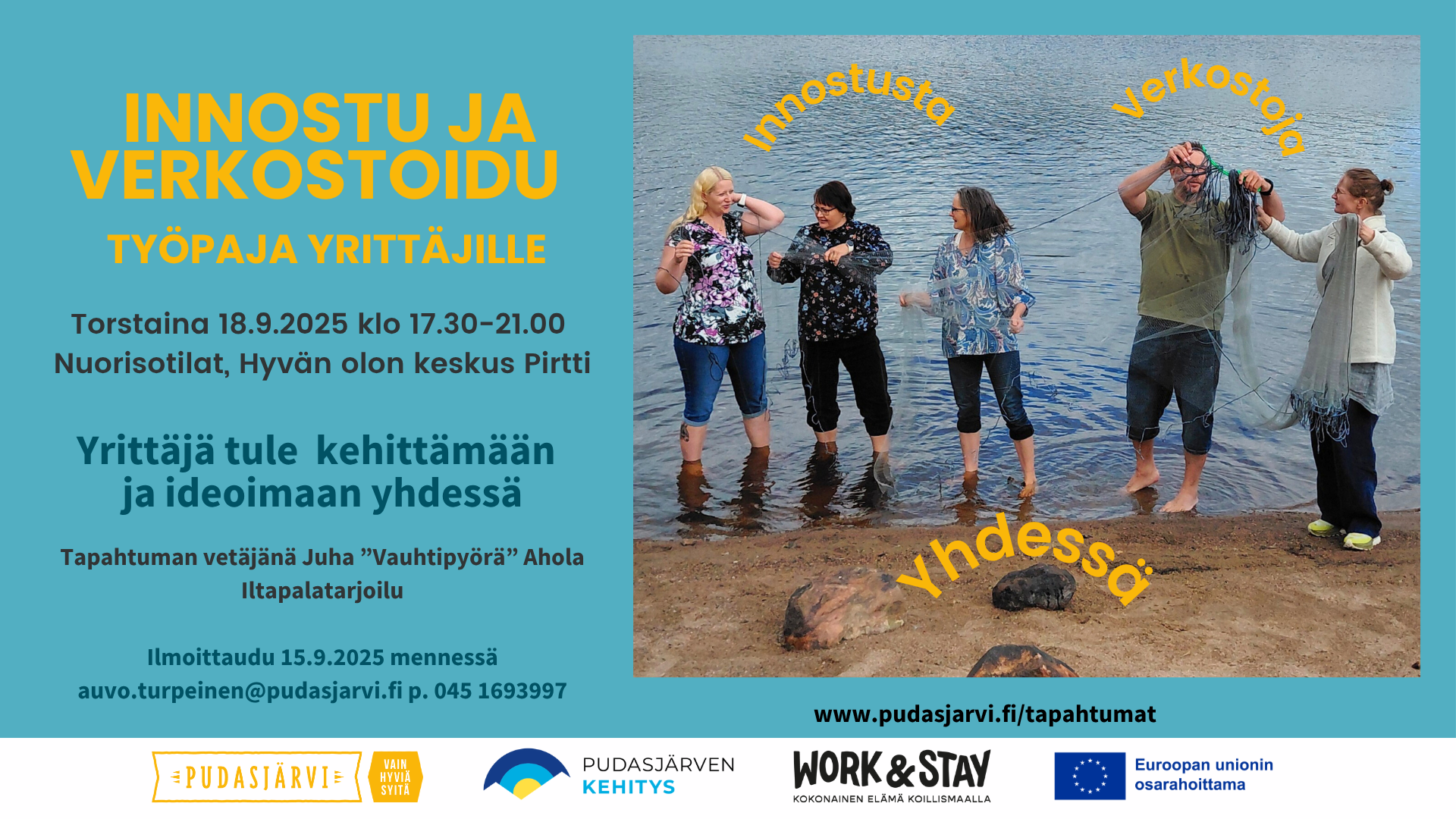 Innostu ja verkostoidu – työpaja yrittäjille