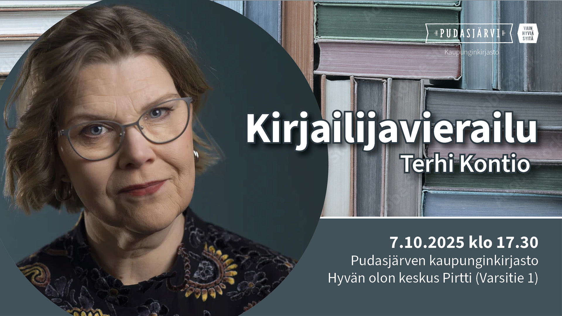 Kirjailijavierailu kirjastossa – Terhi Kontio