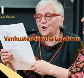 Laulavia ikäihmisiä
