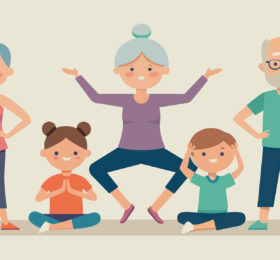 Jumpparyhmä, piirretty