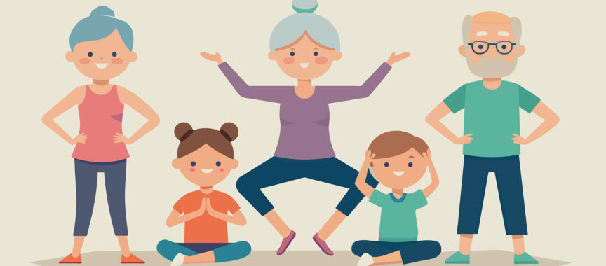 Jumpparyhmä, piirretty