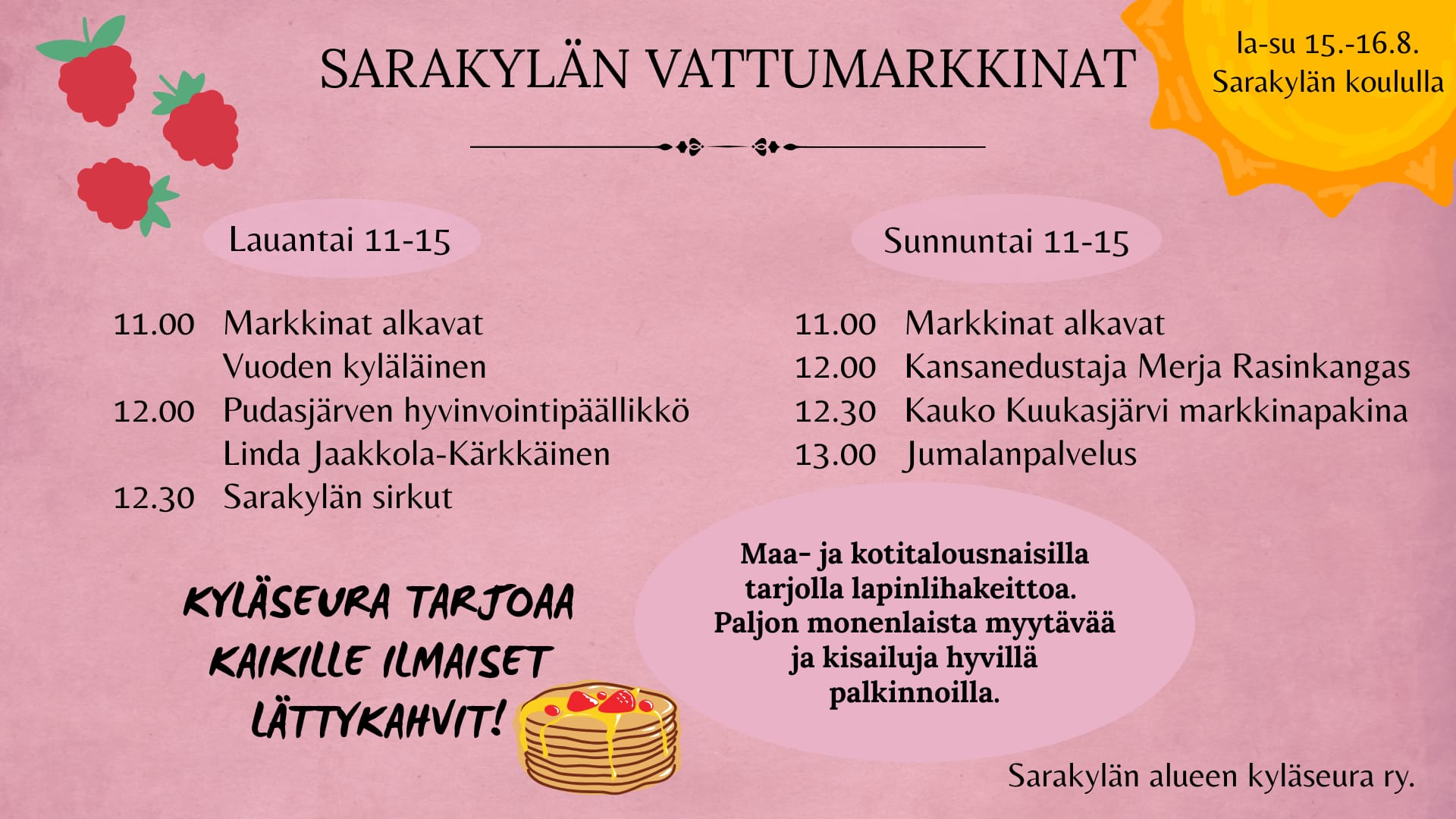 Sarakylän Vattumarkkinat