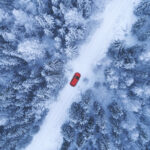 Auto ilmasta kuvattuna