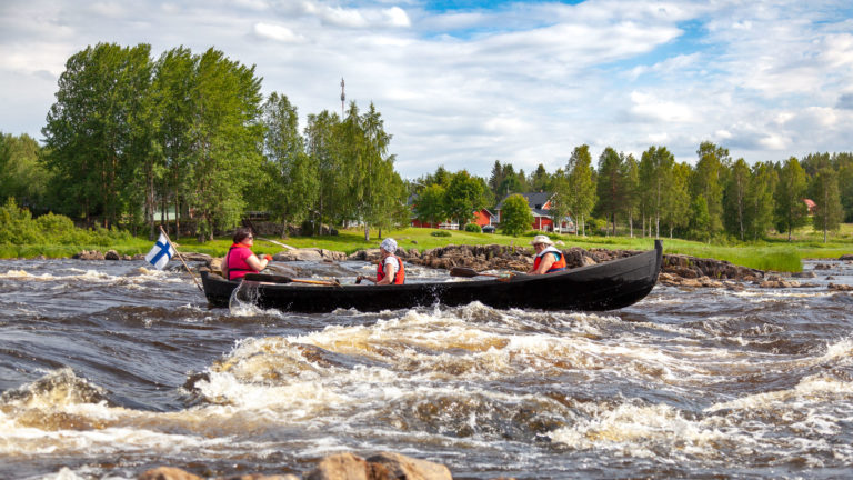 Soutajia Kipinänkoskella