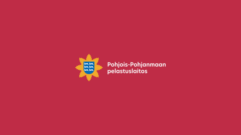 Pohjois-Pohjanmaan pelastuslaitoksen logo