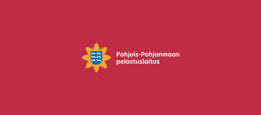 Pohjois-Pohjanmaan pelastuslaitoksen logo