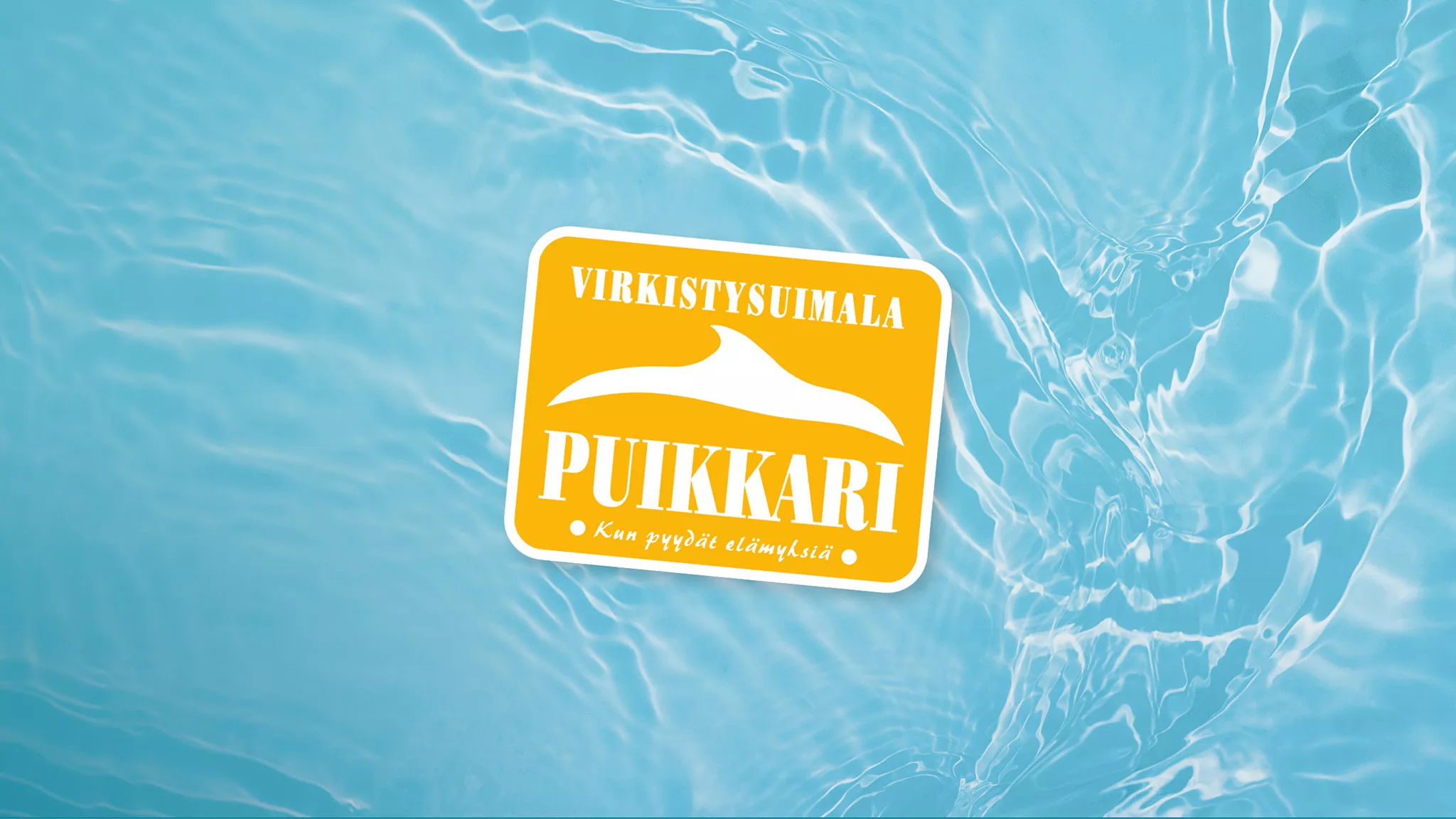 Puikkarin logo uima-altaassa